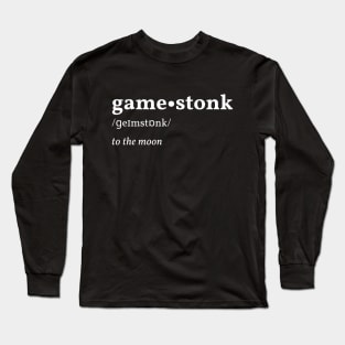 Gamestonk Long Sleeve T-Shirt